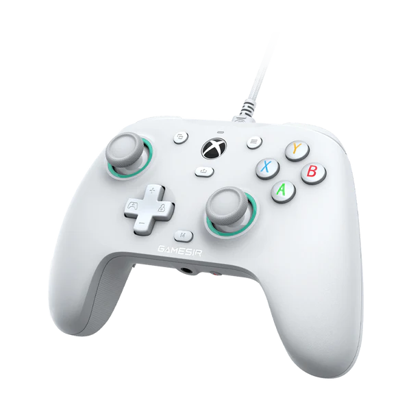 GameSir G7 SE Wired Controller for Xbox Series X|S, Xbox One & PC – Anti-Drift Hall Effect Sticks, Quick-Latch Back Buttons, and Swappable Faceplate (White)