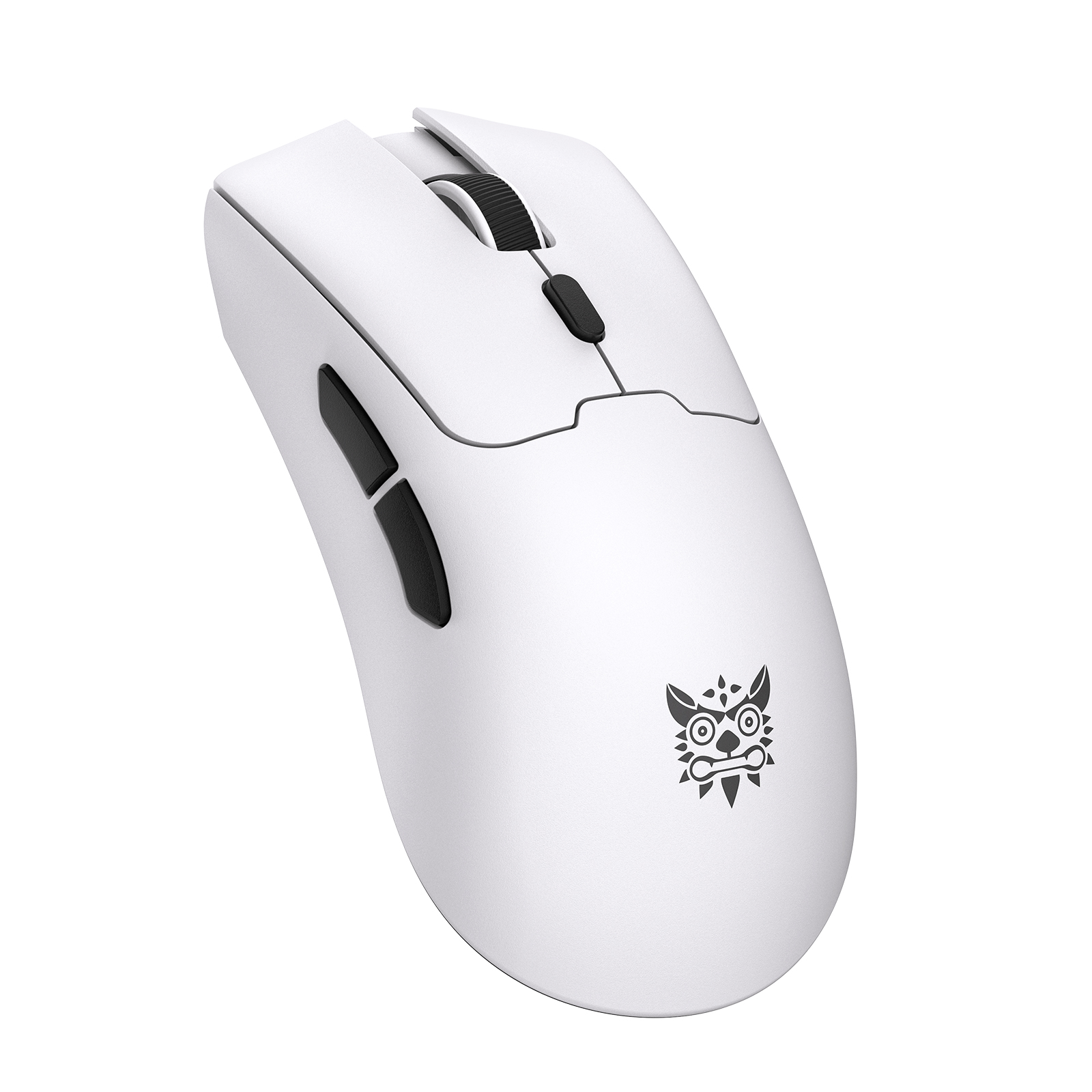ONIKUMA DM01 Wireless Gaming Mouse with Cyber-Tech Graphics, 2.4GHz Nano Receiver, and Textured Ergonomic Grip for PC & Mac (Black/White Edition) - Image 13