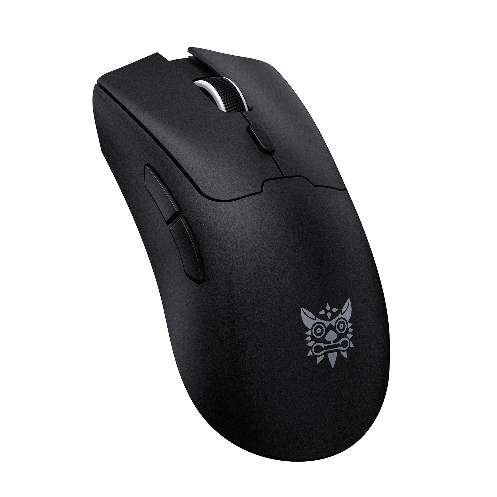ONIKUMA DM01 Wireless Gaming Mouse with Cyber-Tech Graphics, 2.4GHz Nano Receiver, and Textured Ergonomic Grip for PC & Mac (Black/White Edition) - Image 7