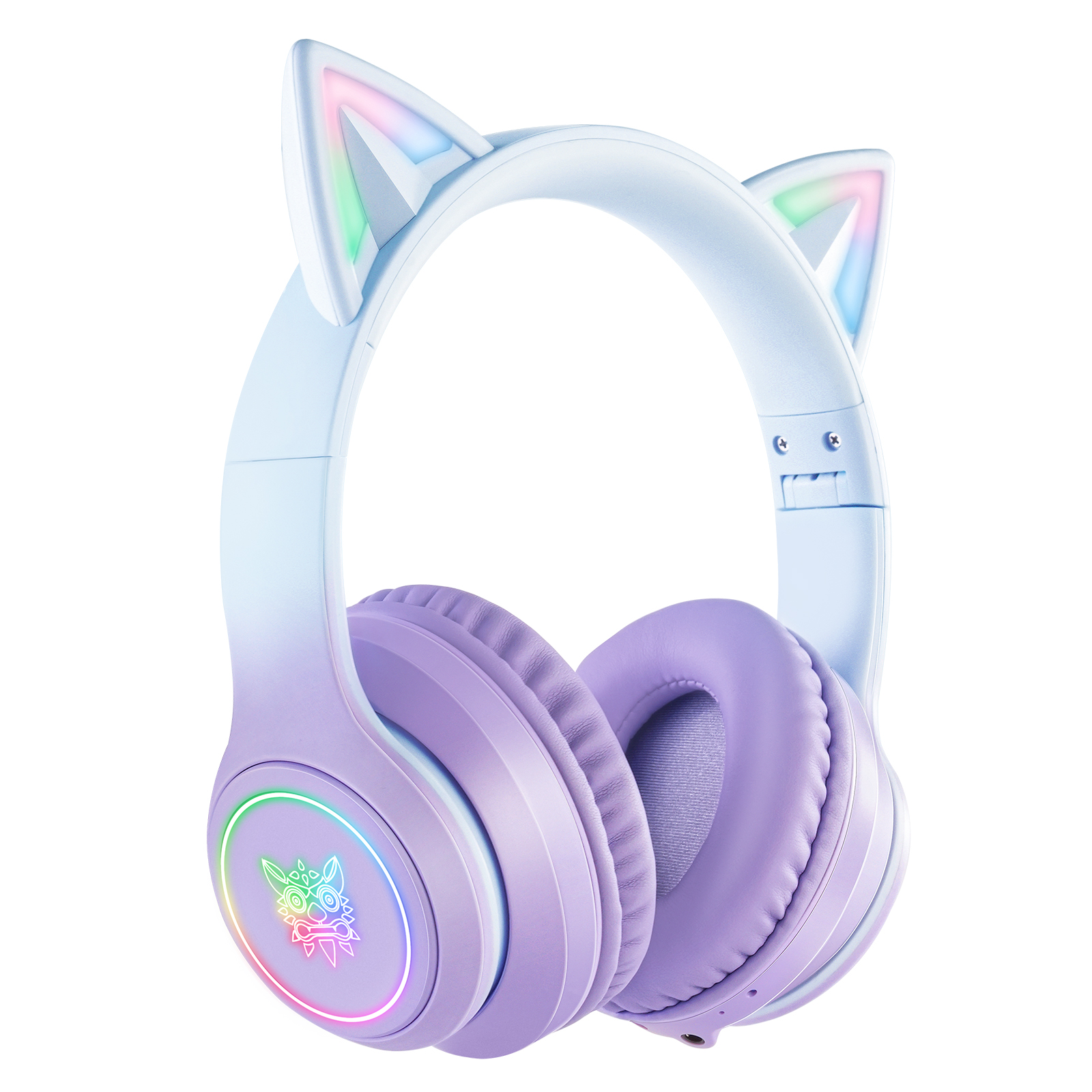 ONIKUMA B90 Wireless Cat Ear Gaming Headset with Dynamic RGB Lighting, Built-in Mic, and Plush Over-Ear Comfort for Mobile, PC & Mac - Image 13