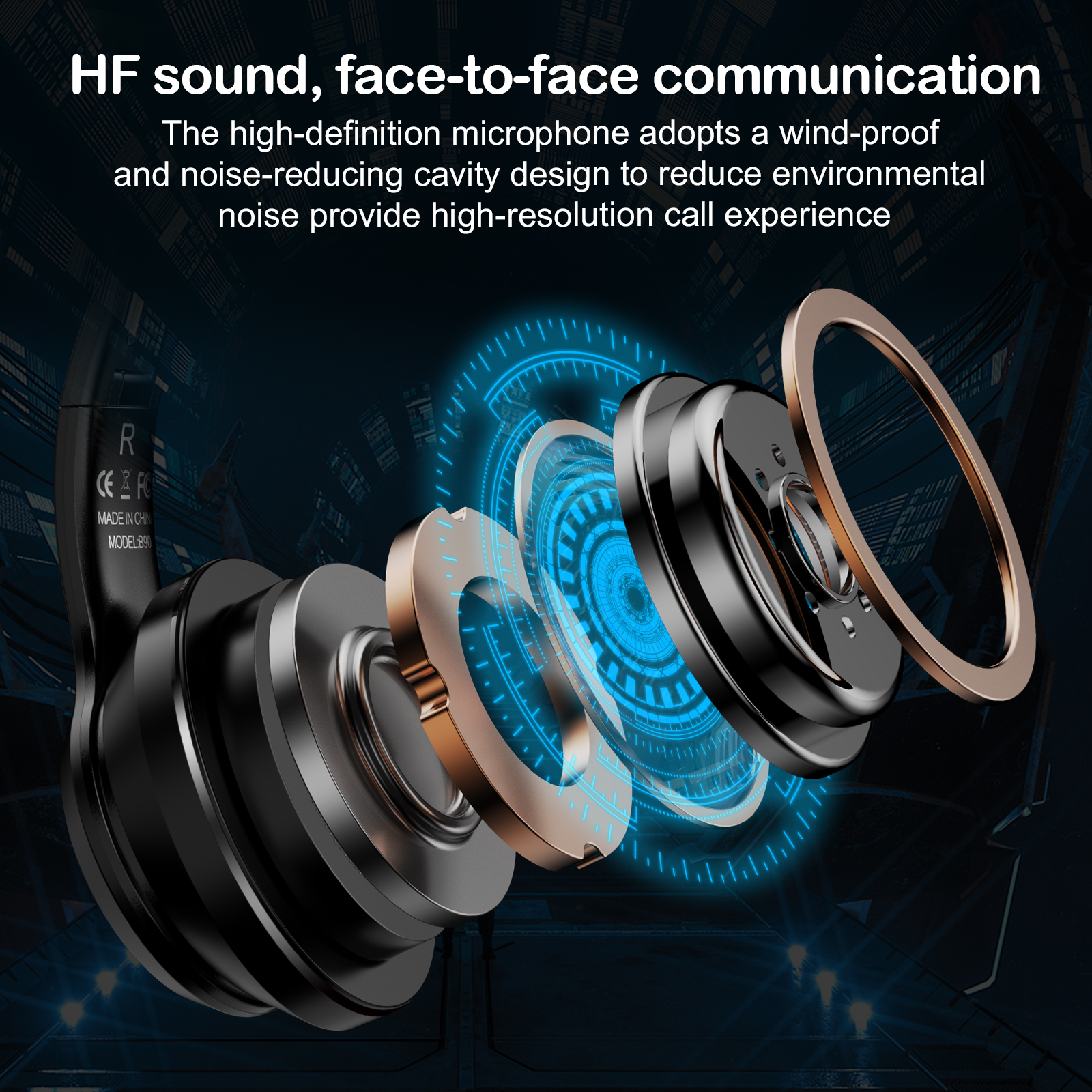 ONIKUMA B90 Wireless Cat Ear Gaming Headset with Dynamic RGB Lighting, Built-in Mic, and Plush Over-Ear Comfort for Mobile, PC & Mac - Image 9