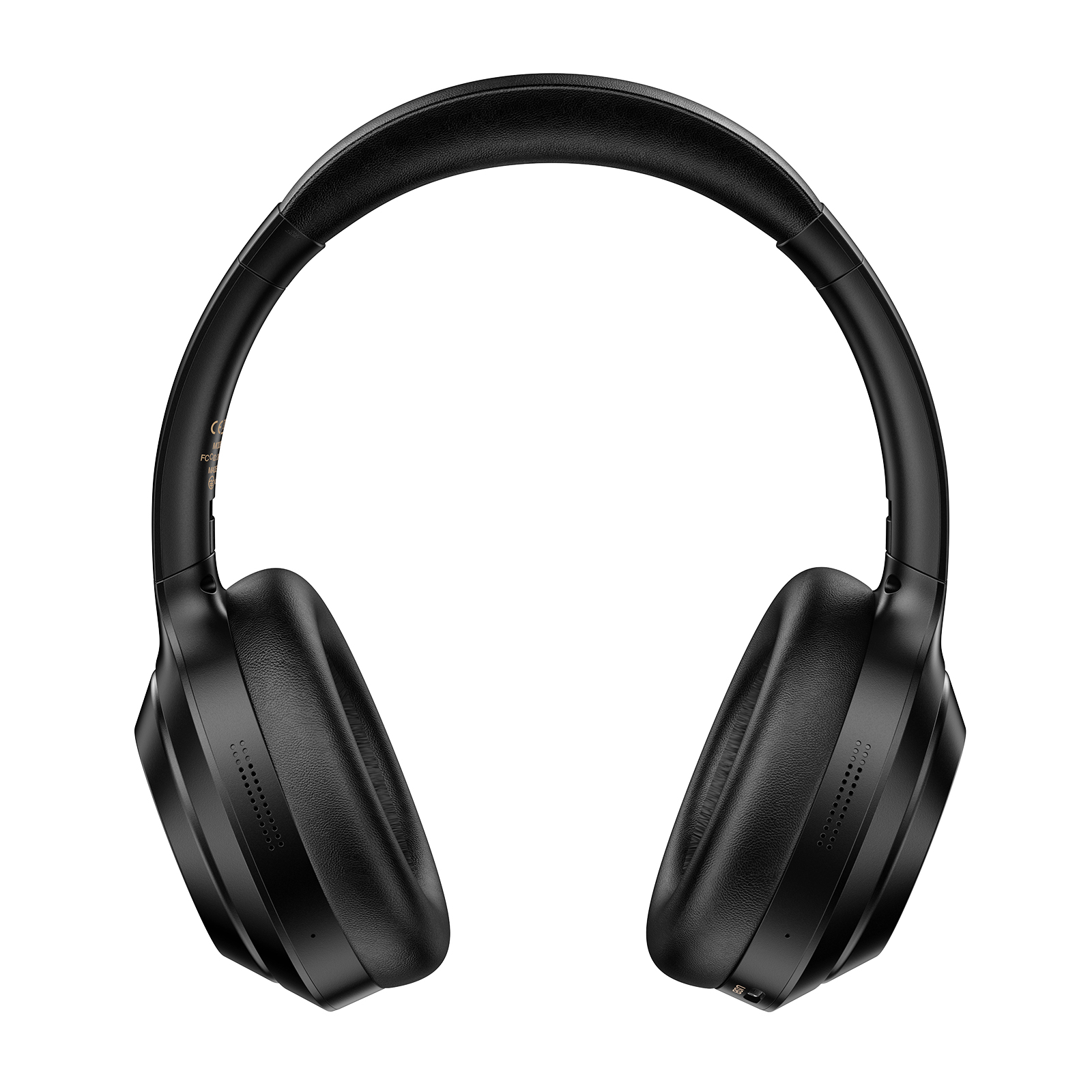 ONIKUMA GT811 Premium Wireless Gaming Headset with Stealth Microphone, Plush Leatherette Ear Cushions, and Gold Accents for PC, Mac & Mobile (Matte Black) - Image 2