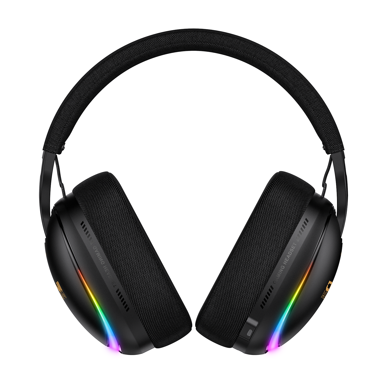 ONIKUMA GT805 Wireless Gaming Headset with Breathable Fabric Mesh, 2.4GHz Dual USB-C/USB-A Receiver, Stealth Mic, and RGB Lighting for PC, PS5, Mac & Mobile - Image 2