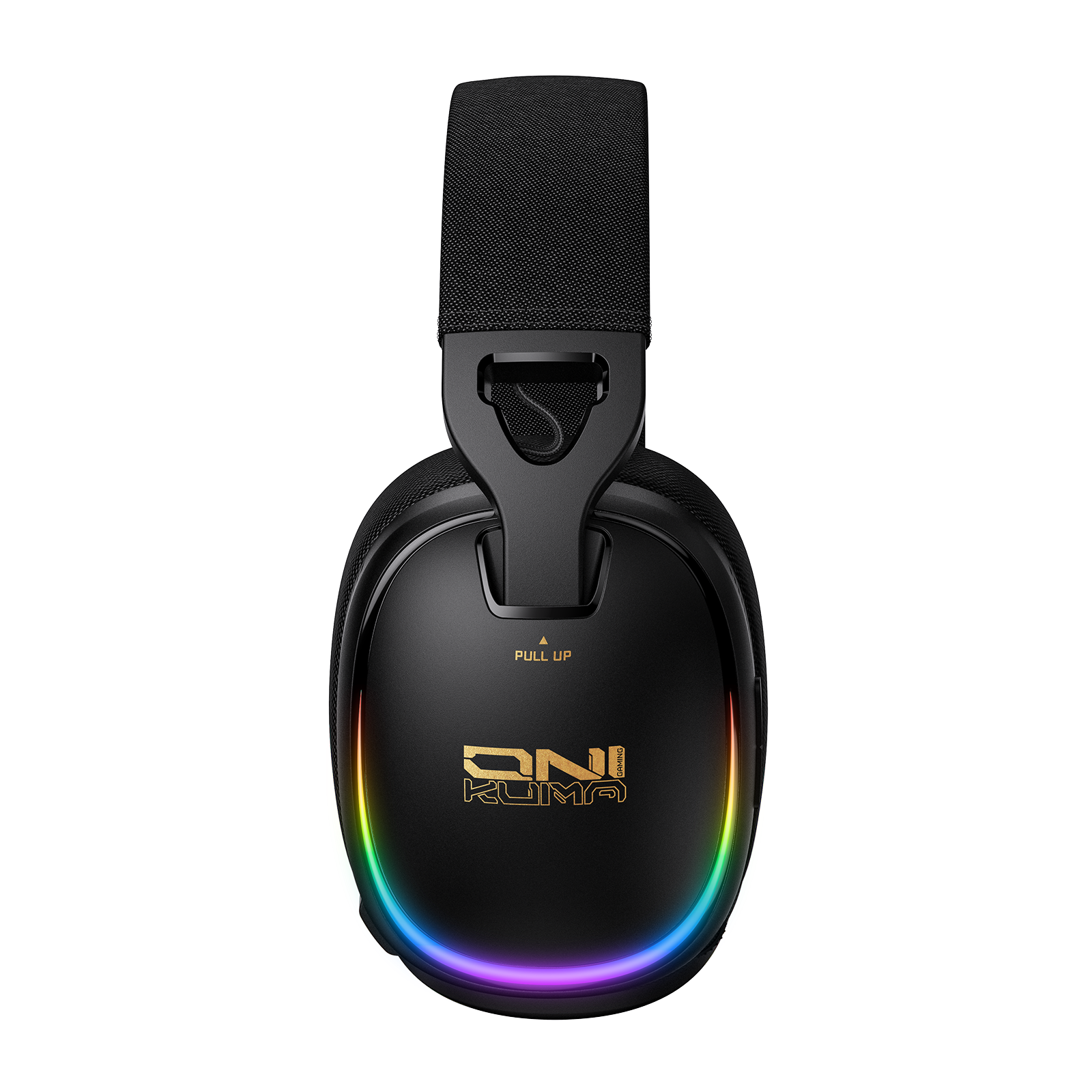 ONIKUMA GT805 Wireless Gaming Headset with Breathable Fabric Mesh, 2.4GHz Dual USB-C/USB-A Receiver, Stealth Mic, and RGB Lighting for PC, PS5, Mac & Mobile - Image 3