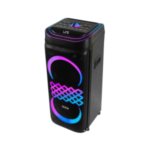 VOVO V-1195 10-Inch 140W Bluetooth Party Speaker with Wireless Microphone & LED Lights