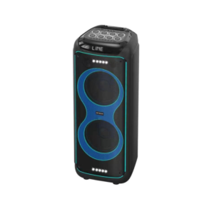 VOVO V-1285 12" × 2 60W Bluetooth Party Speaker with Metal Tweeter & LED Lights
