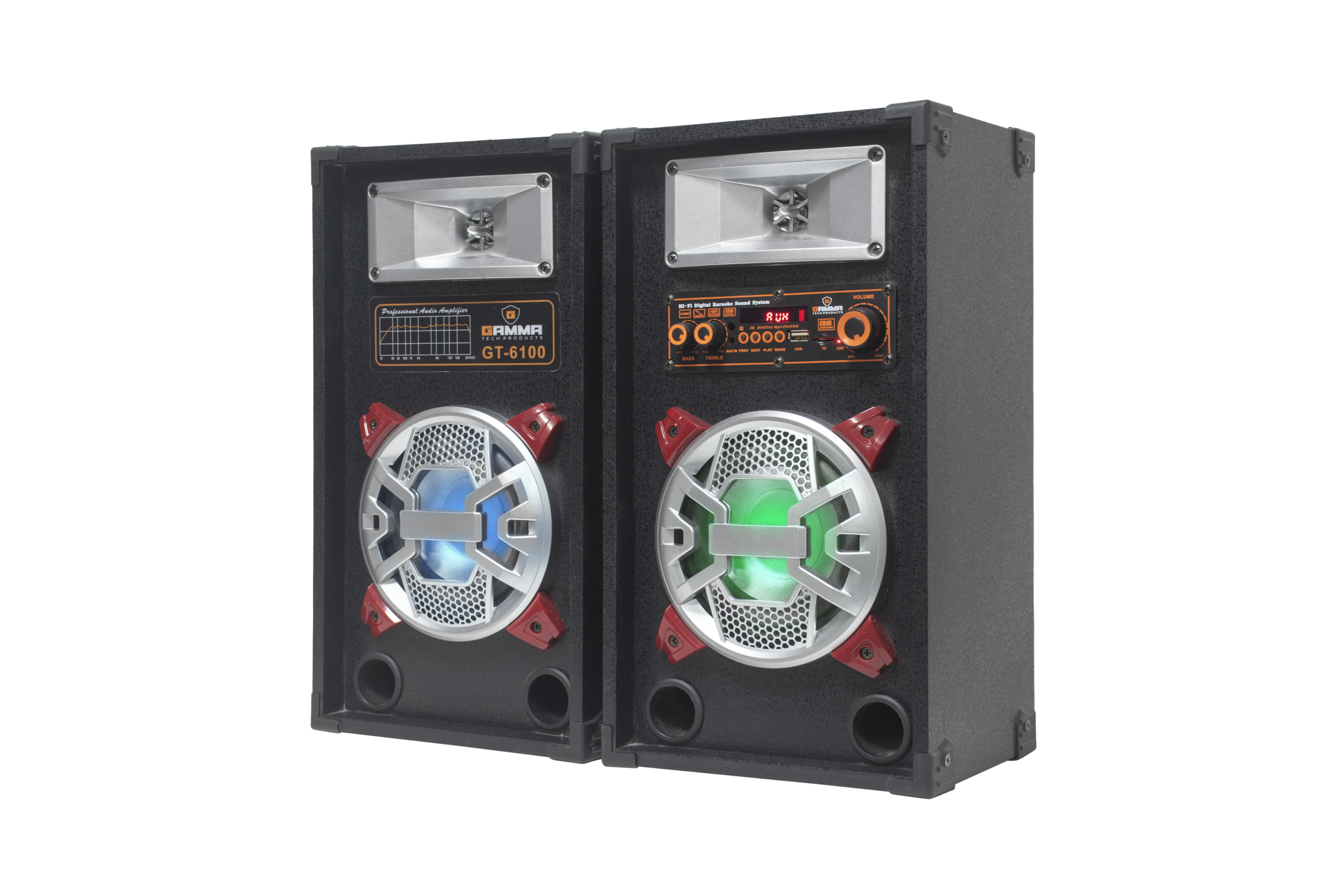 GAMMA GT-6100 4-Inch Dual Driver Multimedia Subwoofer Speaker System