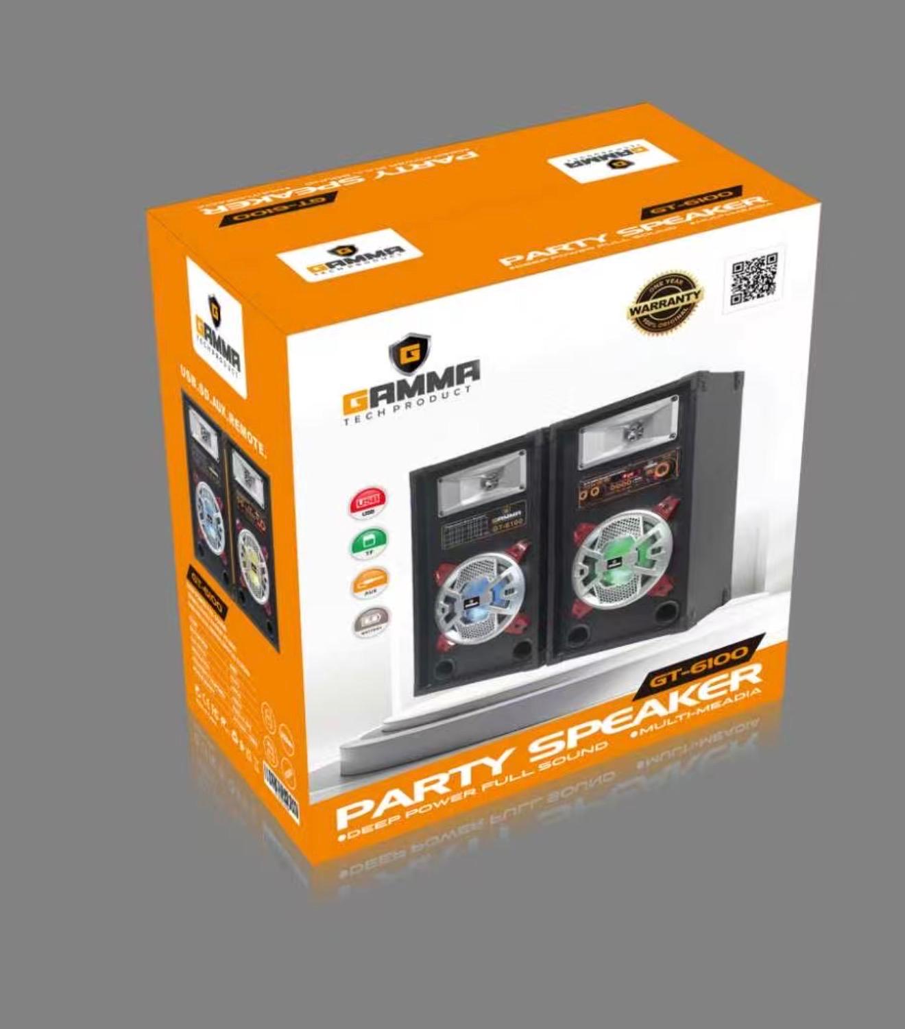 GAMMA GT-6100 4-Inch Dual Driver Multimedia Subwoofer Speaker System - Image 2